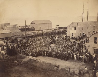 普利茅斯岩石的全国公理会，1865年6月22日。 作者 约翰·亚当斯·惠普尔