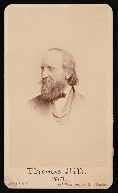 托马斯-希尔的肖像 1818-1891年，1867年。 作者 约翰·亚当斯·惠普尔