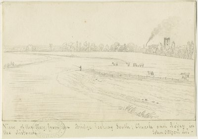 Burton-upon-Trent: pen and ink drawing, nd [1799-1854] (drawing) 作者 约翰·奥尔波特