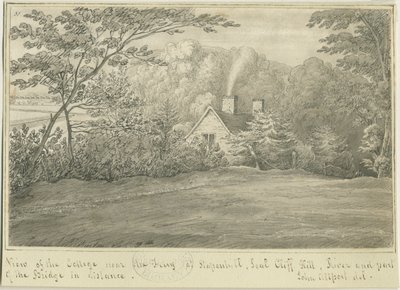 特伦特河畔柏顿：钢笔和墨水绘画，编号[1799-1854] 作者 约翰·奥尔波特