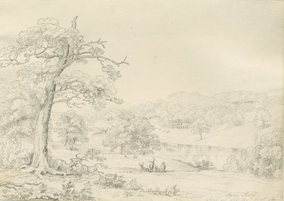 [Great] Barr Hall：钢笔画，nd [1799-1854] 作者 约翰·奥尔波特