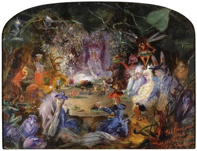 仙女宴会c。 1858年 作者 约翰·安斯特·菲茨杰拉德