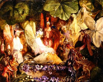 谁杀了公鸡罗宾？(布面油画) (另见352705) 作者 约翰·安斯特·菲茨杰拉德