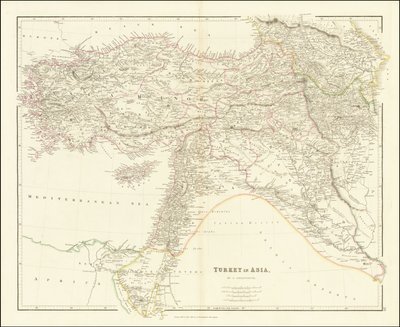1840 年亚洲土耳其地图 作者 约翰·阿罗史密斯