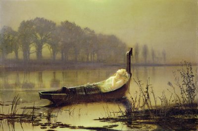 《夏洛特夫人》，约1875年（布面油画） 作者 约翰·阿特金森·格里姆肖