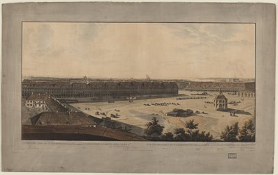 1805年至1807年之间的圣彼得堡全景 作者 约翰·奥古斯都·阿特金森
