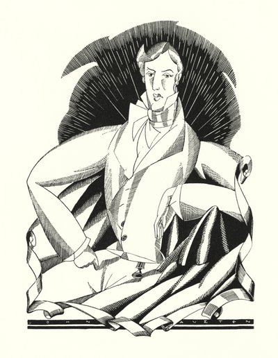拜伦勋爵为《唐璜》创作的插图（石版画） 作者 约翰奥斯汀
