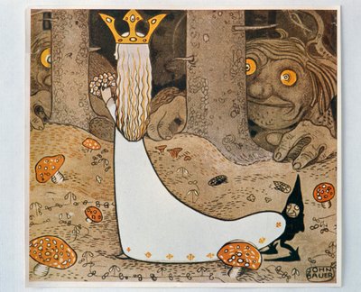 公主和巨魔摘自Bland Tomtar och Troll, 1913年 作者 不明