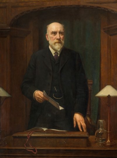 艾萨克-布拉德利的画像，1916年。 作者 约翰·伯纳德·蒙斯