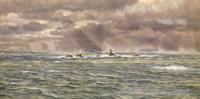 Longships，1872年 作者 约翰·布雷特