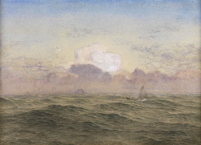 公海，1865年 作者 约翰·布雷特