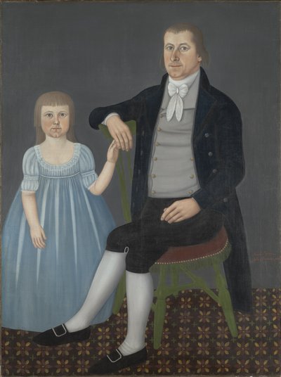 Comfort Starr Mygatt和Lucy Mygatt，1799年 作者 约翰·布鲁斯特