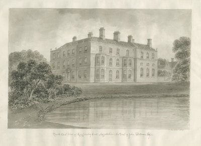 Biddulph - Knypersley Hall [new] : sepia drawing 作者 约翰·巴克勒