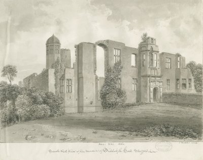 Biddulph Hall（旧）：棕褐色图纸 作者 约翰·巴克勒