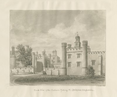 Blithfield Hall: sepia drawing 作者 约翰·巴克勒