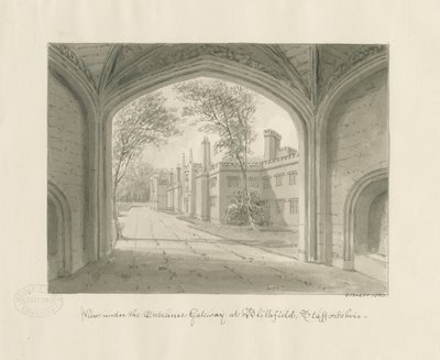 Blithfield Hall：棕褐色图纸 作者 约翰·巴克勒