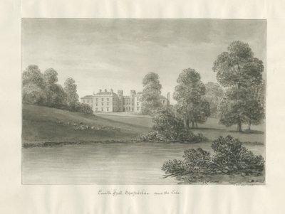 Enville Hall: sepia drawing 作者 约翰·巴克勒