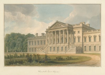 埃塞克斯（Essex）-Wanstead House，1822年 作者 约翰·巴克勒