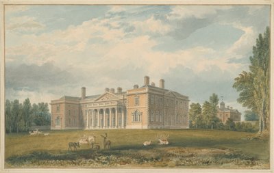 莱斯特郡-Gopsall House，1820年 作者 约翰·巴克勒