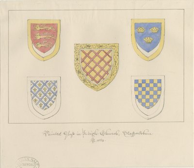 Leigh Church - 彩绘玻璃：彩色图画 作者 约翰·巴克勒