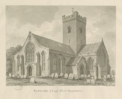 Leigh Church：棕褐色绘图 作者 约翰·巴克勒