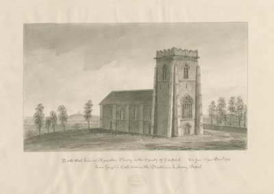 Ranton Abbey [Priory]：棕褐色绘画，nd [1770-1851]（绘画） 作者 约翰·巴克勒