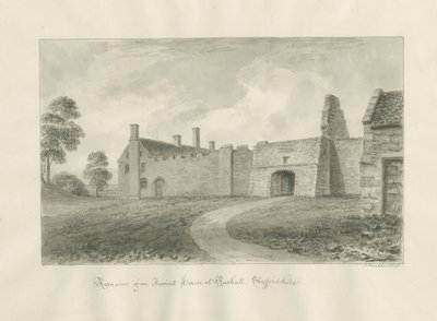 Rushall Hall：棕褐色水洗图 作者 约翰·巴克勒