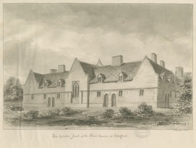 斯塔福德-施舍：棕褐色画，1841年 作者 约翰·巴克勒