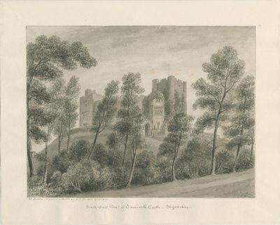 塔姆沃思城堡：乌贼墨画，1849年4月（绘画） 作者 约翰·巴克勒