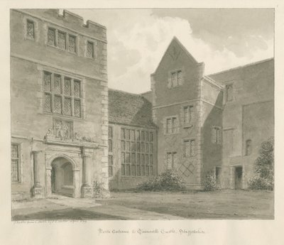 塔姆沃思城堡：棕褐色绘画，1849年4月 作者 约翰·巴克勒