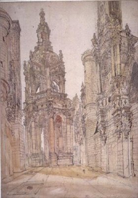 灯笼，香波城堡 作者 约翰·伯吉斯