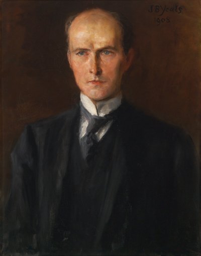 约翰-奎恩（John Quinn），约翰-巴特勒-叶芝（John Butler Yeats）的作品，1908 年，布面油画，来自国家肖像画廊 - NPG-NPG 75 36Quinn-000001 作者 约翰·巴特勒·叶芝