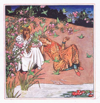 喜欢轻松，插图来自卡马花园（以及印度的其他歌词），1920年 作者 约翰·拜姆·李斯顿·肖