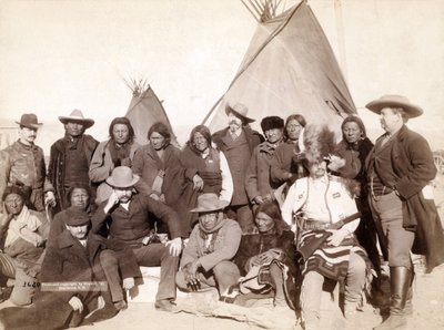 1891年，Pine Ridge的印第安酋长和美国官员 作者 约翰·CH·格拉比尔