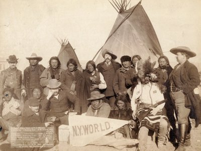 1891年，Pine Ridge的印第安酋长和美国官员 作者 约翰·CH·格拉比尔