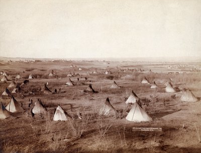 Lakota Tribal Village in 1891 by John Grabill 作者 约翰·CH·格拉比尔