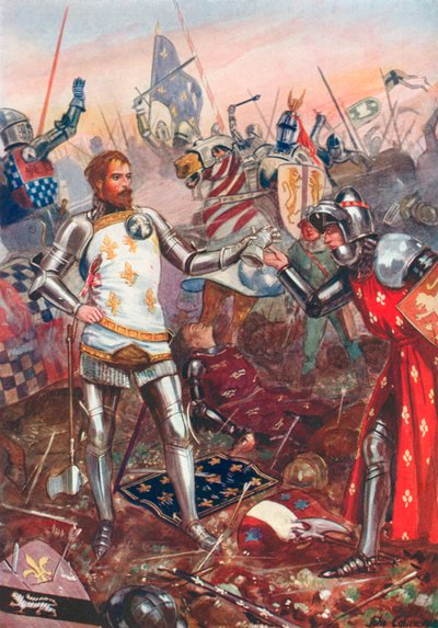 9 月 19 日普瓦捷战役中法国约翰一世的投降 作者 约翰·卡梅伦