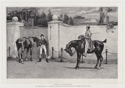 她的生日 作者 John Charles Dollman