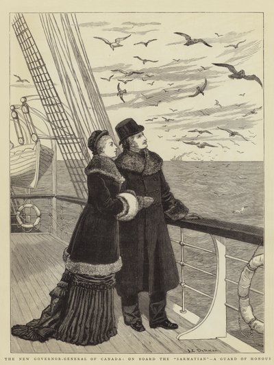 加拿大新任总督，萨尔马提亚人，荣誉守卫 作者 John Charles Dollman