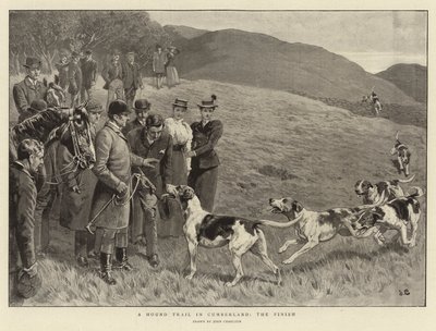 在坎伯兰郡的一条猎犬小径，结束 作者 John Charlton