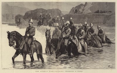 阿富汗战争，骑兵渡过福特 作者 John Charlton