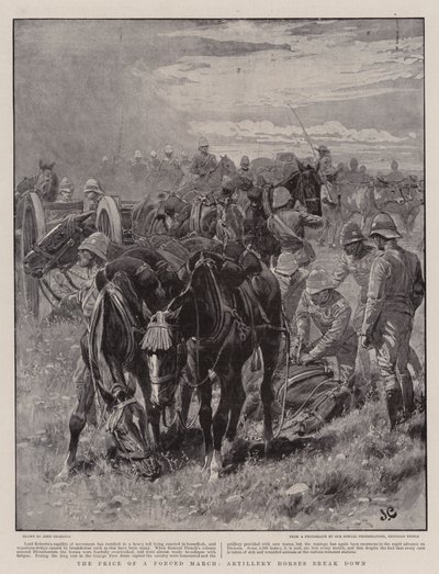 强迫三月的价格，炮兵马击败 作者 John Charlton