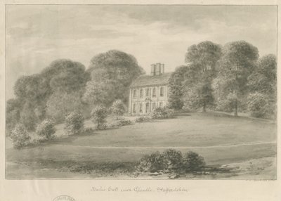 Cheadle-Hales Hall：棕褐色水墨画，1841年 作者 约翰·切塞尔·巴克勒