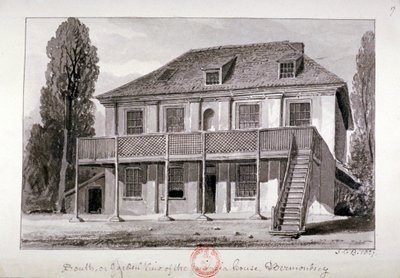 伦敦百蒙西樱桃园街牙买加大厦，1827年 作者 约翰·切塞尔·巴克勒