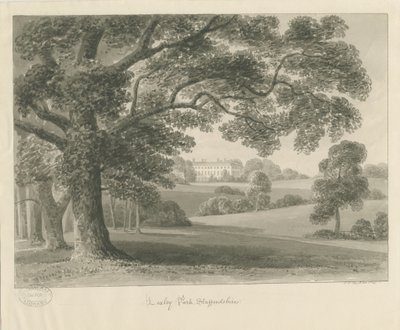 罗克斯利公园（Loxley Park）：棕褐色绘图，1841年 作者 约翰·切塞尔·巴克勒