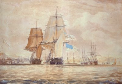 1813年，HMS&39;香农&39;将&39;切萨皮克&39;带入哈利法克斯港 作者 约翰·克里斯蒂安·谢奇斯基