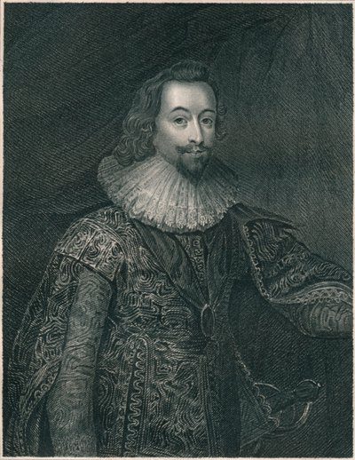 乔治·维利尔斯（George Villiers），1620年代，白金汉公爵，19世纪中叶。 作者 约翰·科克伦