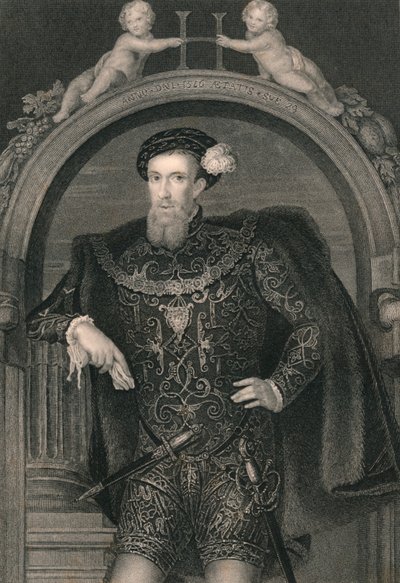 亨利·霍华德（Henry Howard），萨里伯爵（Earl of Surrey），建于1546年，十九世纪中叶。 作者 约翰·科克伦