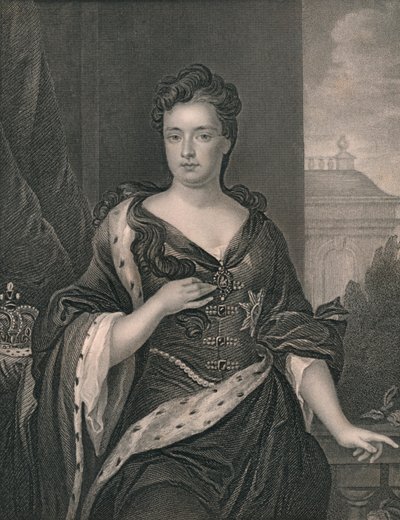 安妮女王（Queen Anne），19世纪中叶。 作者 约翰·科克伦
