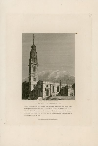 St Michael&39;s Crooked Lane，伦敦 作者 约翰·康尼